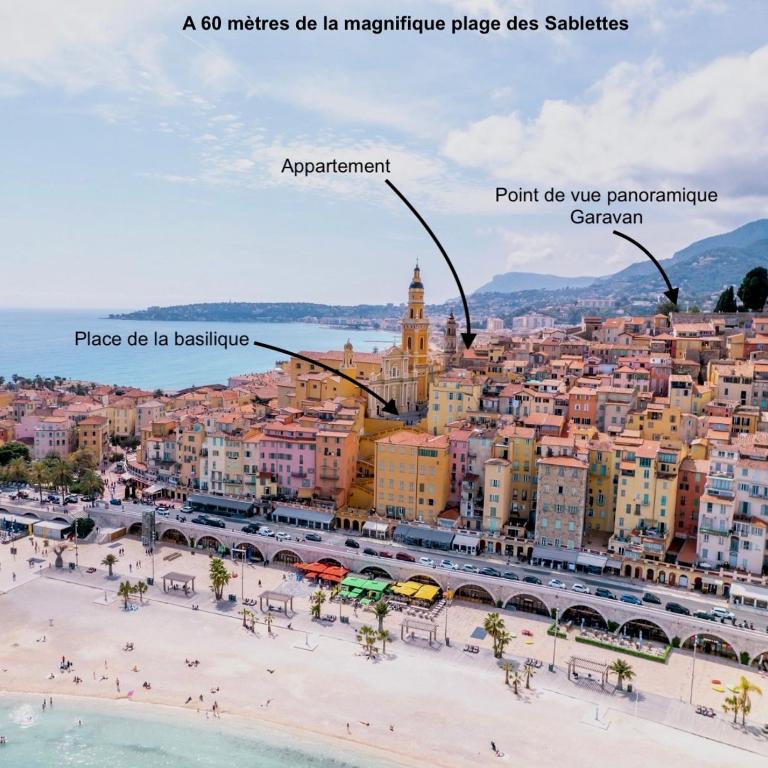L'endroit idéal à 30m de la basilique au coeur de menton - Apartment mit 1 Schlafzimmer - 8