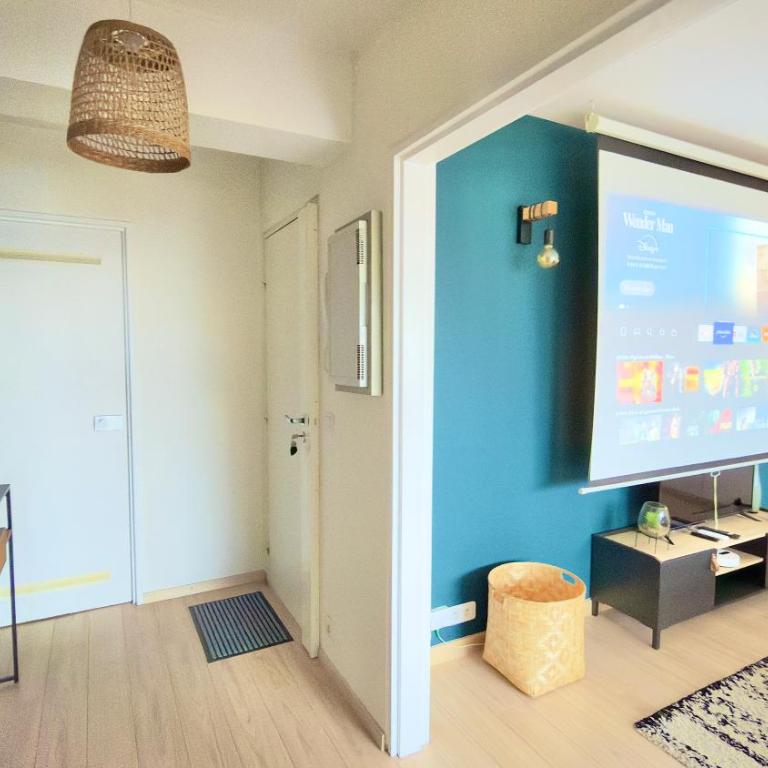 Vue Toits d Amiens Sauna & Cinéma Balcon Parking - Three-Bedroom Apartment with View - 22