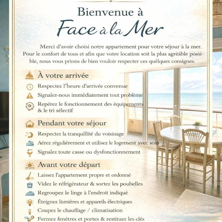 Cabourg Face A La Mer - Appartement - Vue sur Mer - 23