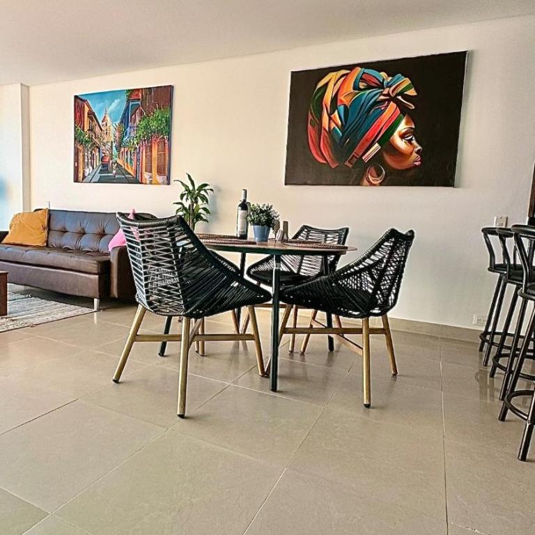 Vive Cartagena frente al mar y el lago - Two-Bedroom Apartment with Balcony and Sea View - 48