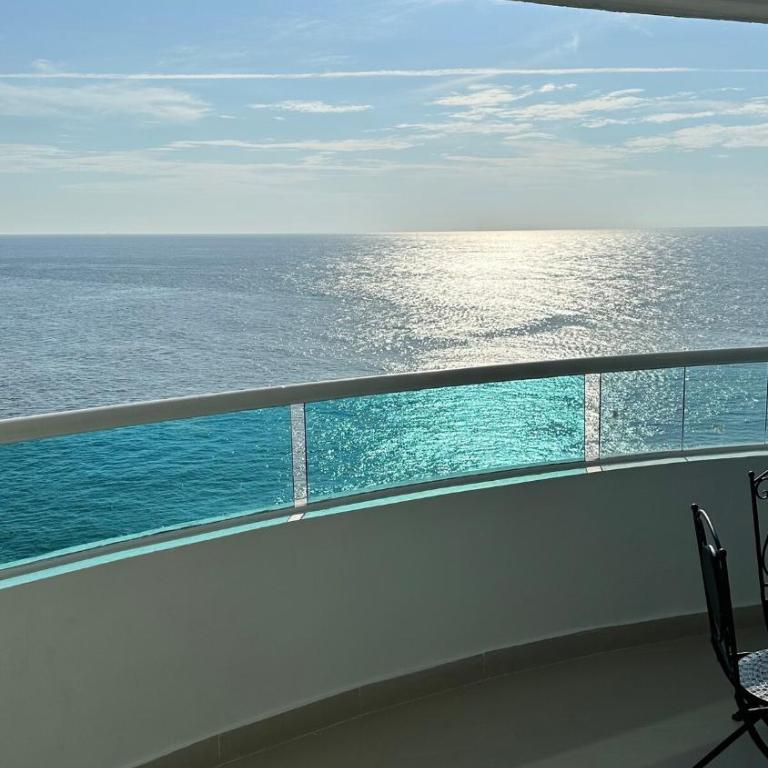 Vive Cartagena magica frente al mar y lago - Two-Bedroom Apartment with Balcony and Sea View - 15