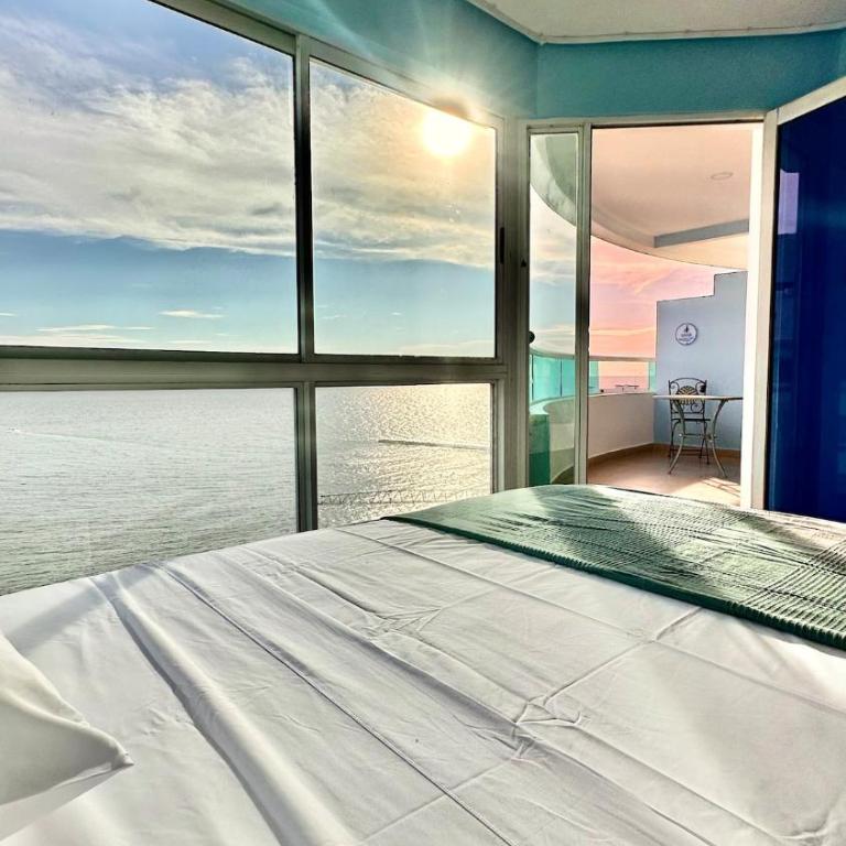 Vive Cartagena magica frente al mar y lago - Two-Bedroom Apartment with Balcony and Sea View - 37