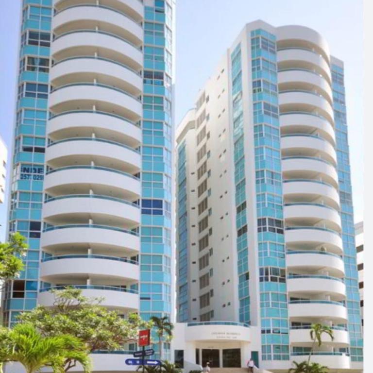 Vive Cartagena magica frente al mar y lago - Two-Bedroom Apartment with Balcony and Sea View - 53