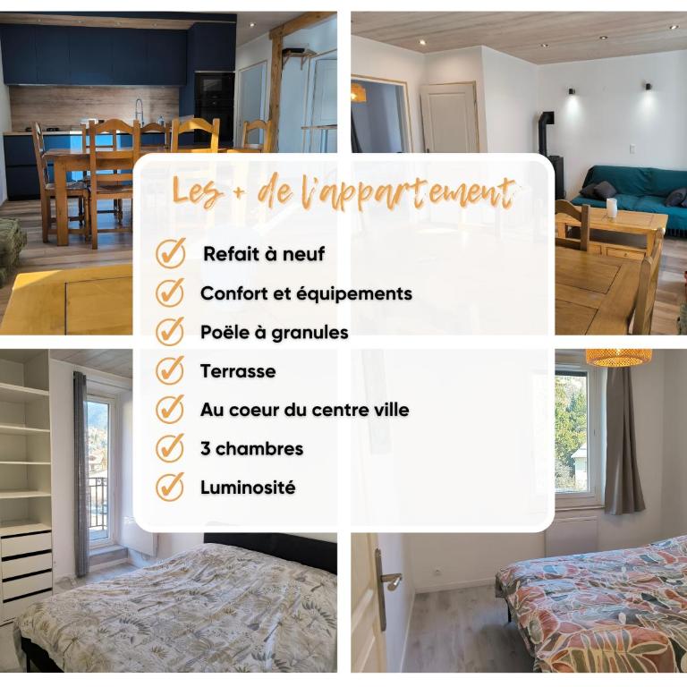 Bel appartement contemporain au cœur de Briançon - Serre Chevalier vallée - Apartment mit 3 Schlafzimmern - 3
