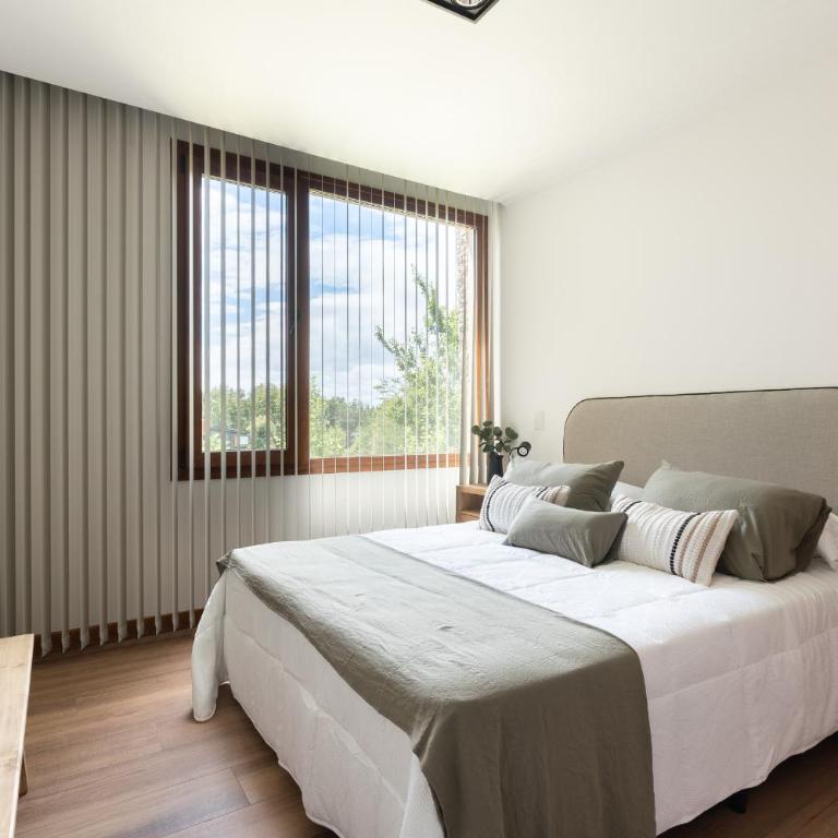 Refugio en Melipal, Jardin, Parrilla y Piscina - Apartamento Deluxe de 1 dormitorio con vistas al jardín - 9