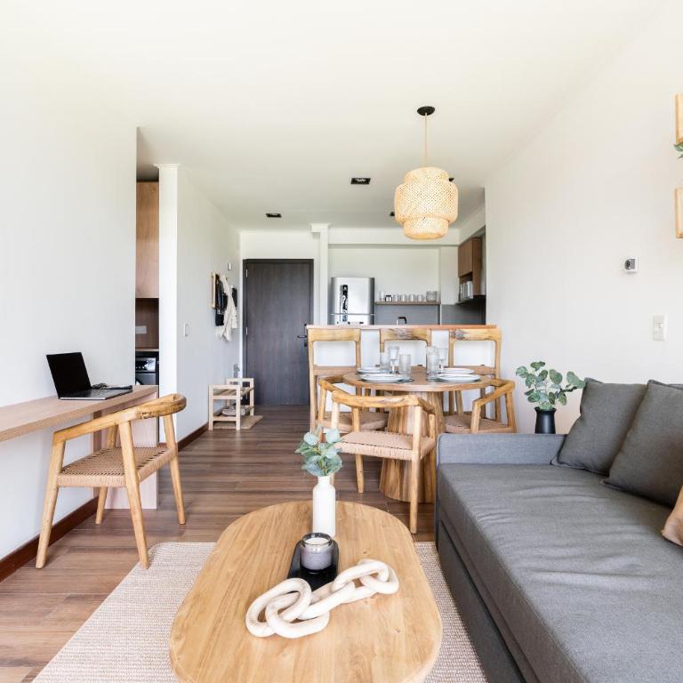 Refugio en Melipal, Jardin, Parrilla y Piscina - Apartamento Deluxe de 1 dormitorio con vistas al jardín - 28