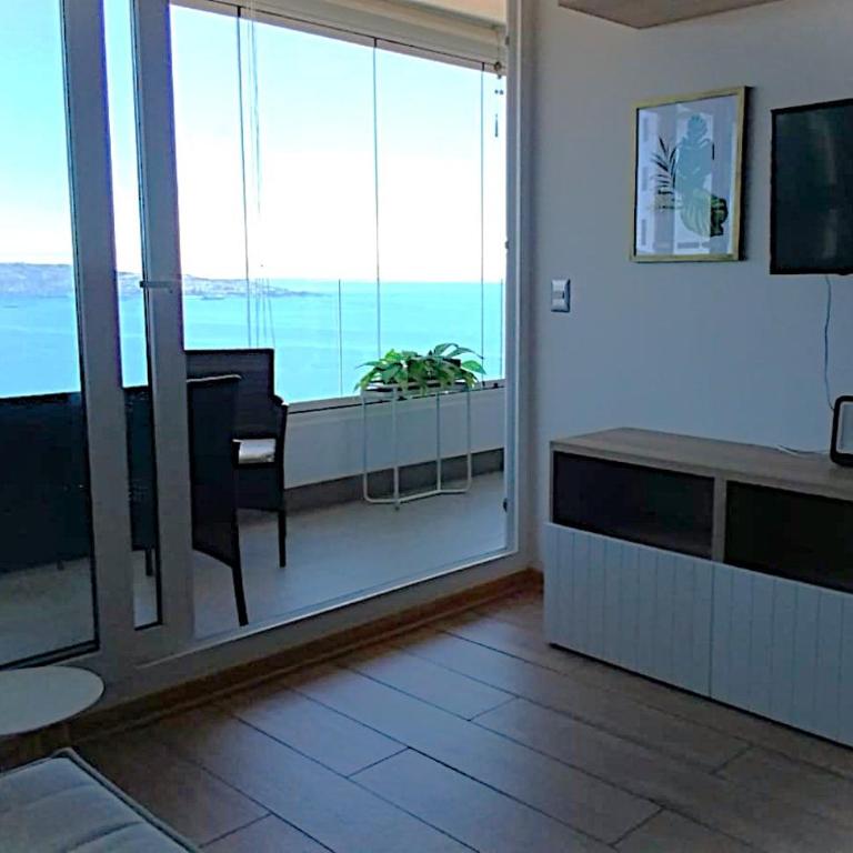 Vista al mar Reñaca Valparaiso y piscina temperada - Two-Bedroom Apartment with Sea View - 1