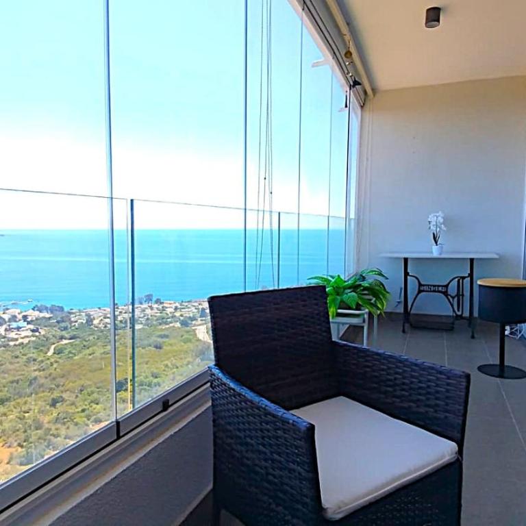 Vista al mar Reñaca Valparaiso y piscina temperada - Two-Bedroom Apartment with Sea View - 2