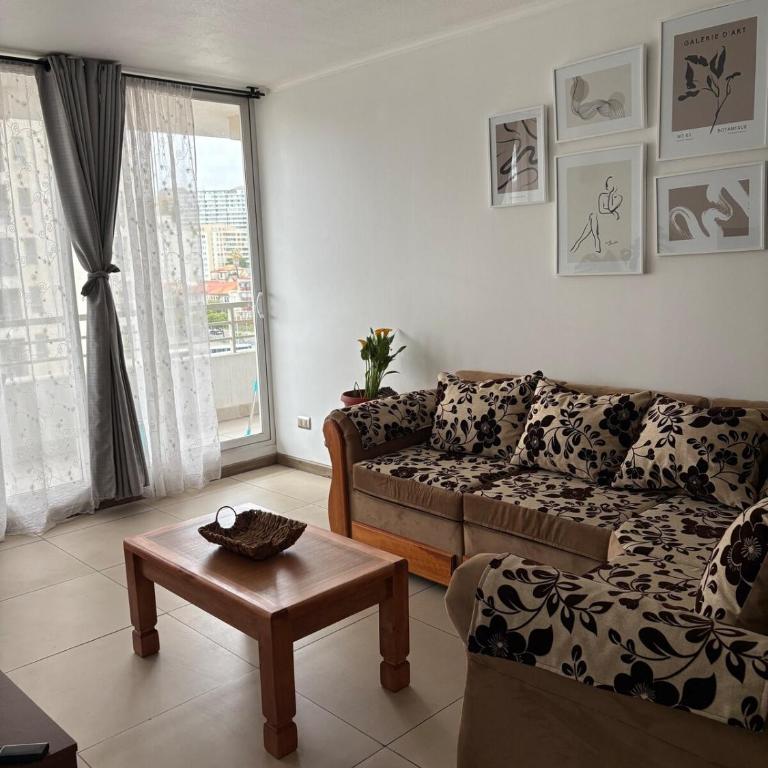 Depto 3D2B Centro Viña con Piscina y Wifi - One-Bedroom Apartment - 4