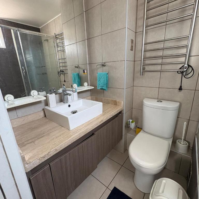 Depto 3D2B Centro Viña con Piscina y Wifi - One-Bedroom Apartment - 7