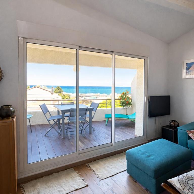 T3 Duplex Cosy , vue mer, terrasse, 5 min mer - Appartement 2 Chambres avec Terrasse et Vue sur la Mer - 8