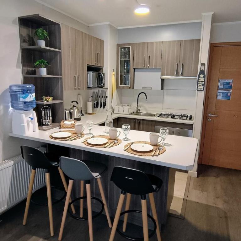Cómodo y central departamento en Talca, barrio Oriente - Two-Bedroom Apartment - 16