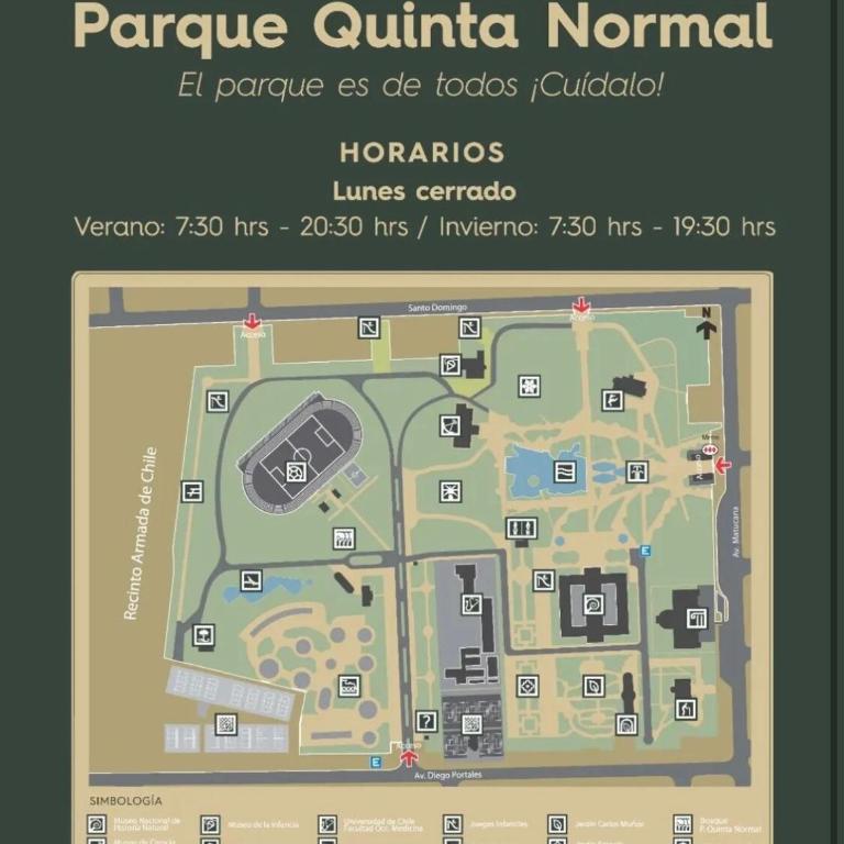 Estudio con aire acondicionado en Parque Quinta Normal - One-Bedroom Apartment - 9