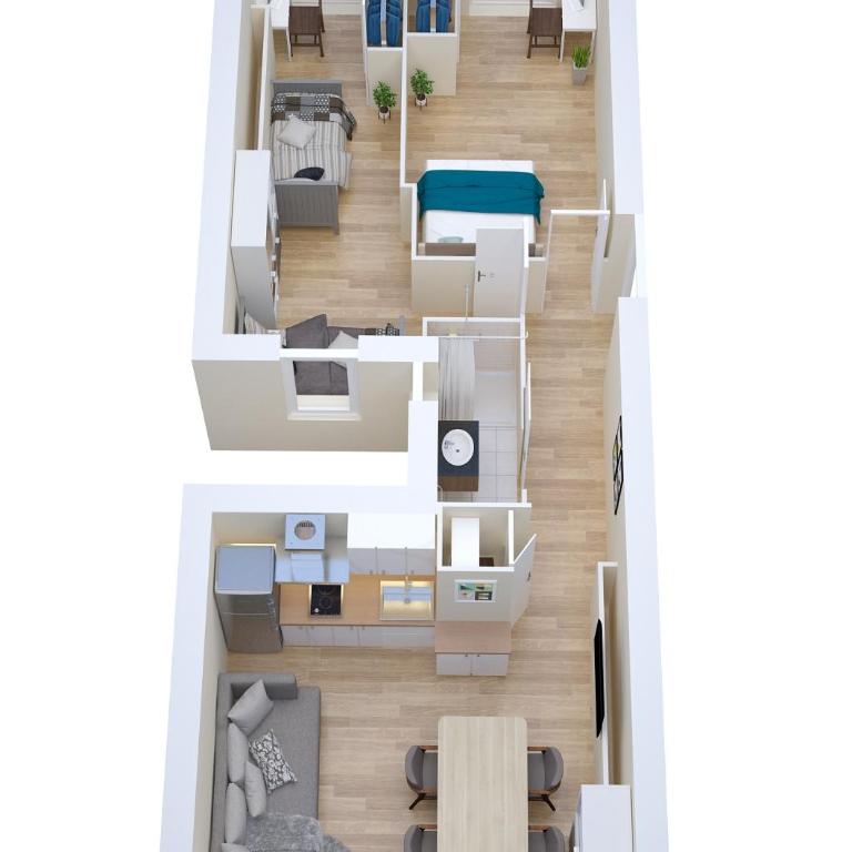 LE REFUGE DE LA JOLIETTE by experienceimmo - Appartement 2 Chambres - 3