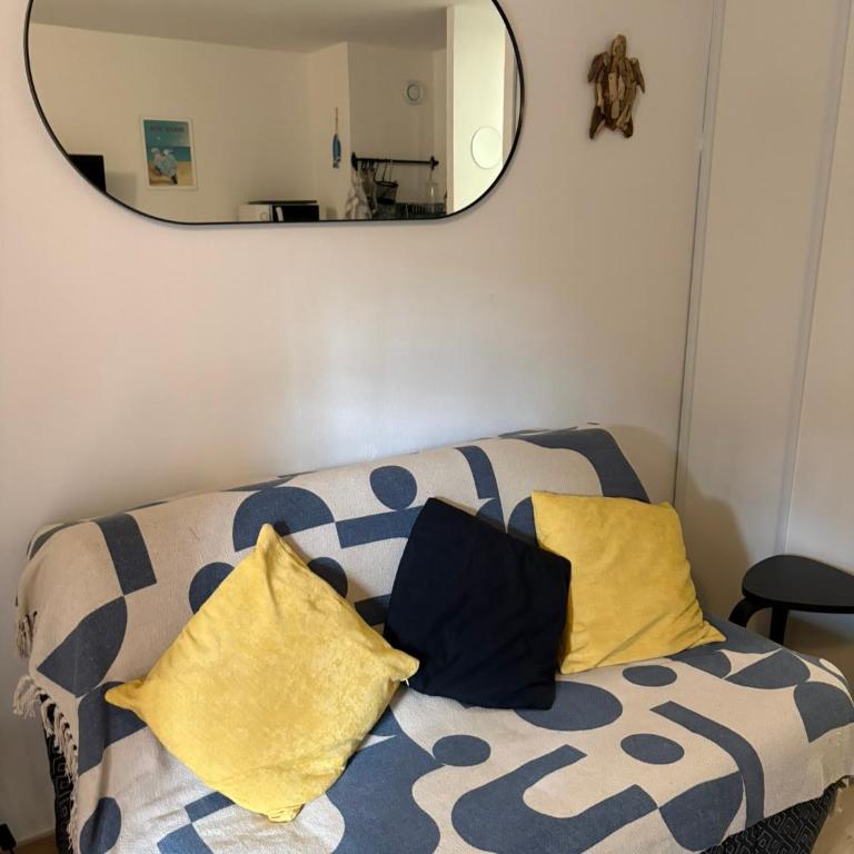 Délicieux Studio 3 p climatisé La Faviere - Appartement 1 Chambre - 7