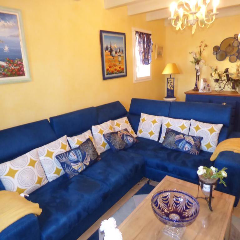Maison T4 climatisée, meublée de tourisme 2*,6 couchages, St Pierre la mer - Maison de Vacances 3 Chambres - 4