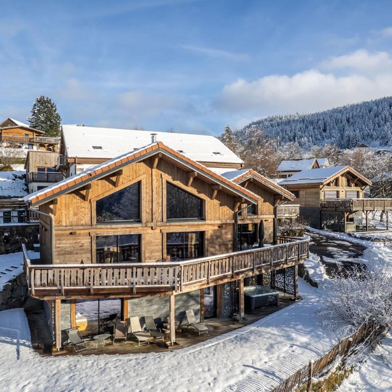 Chalet Bellevue, piscine intérieure, spa, vue lac - Chalet - 4
