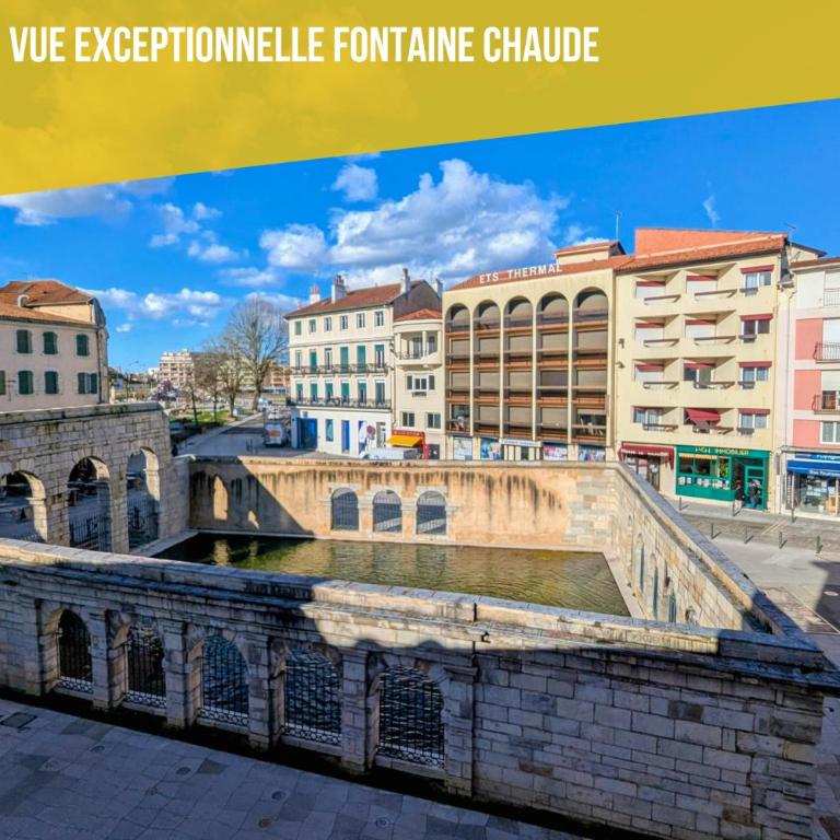 T3 61m2, Hypercentre, vue Fontaine Chaude, bureau - Appartement 2 Chambres - 2