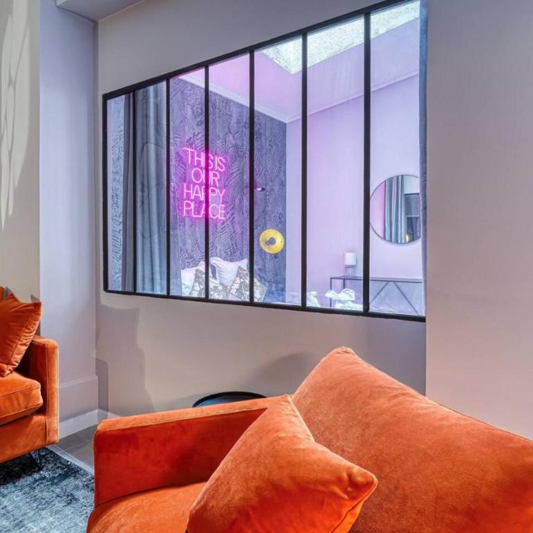Stylish 2-Bedroom Loft in the Heart of Paris with Air Conditioning - Apartment mit 2 Schlafzimmern - 12