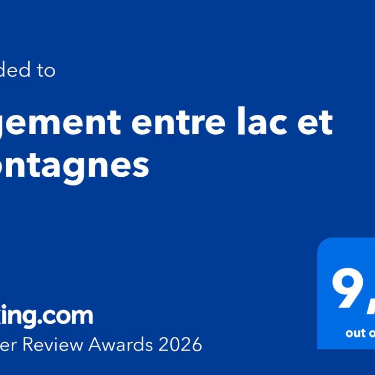 logement entre lac et montagnes - Appartement 1 Chambre - 26