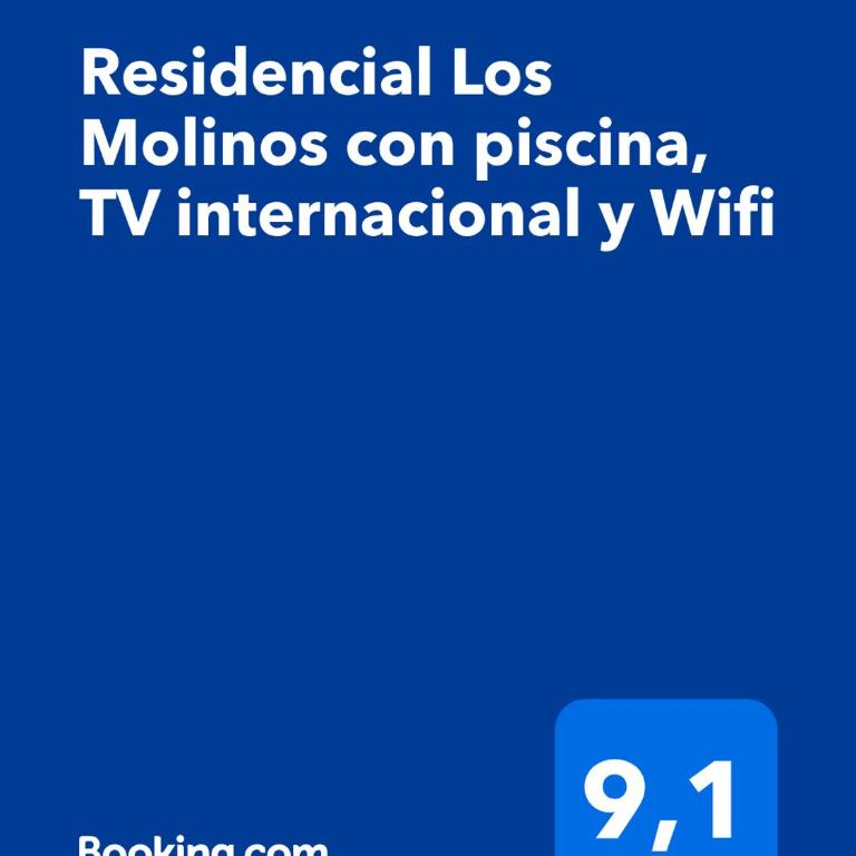 Residencial Los Molinos con piscina, TV internacional y Wifi - One-Bedroom Apartment - 14