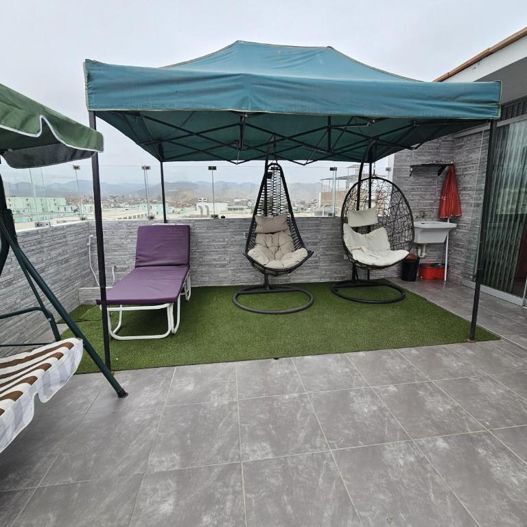 Departamento en Playa San Bartolo Con terraza - Apartamento de 2 dormitorios - 4