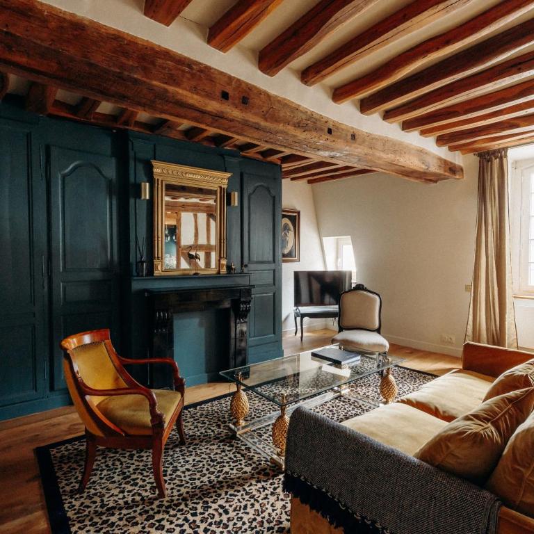Le Cotin Bleu Duplex de charme Vieille ville Vieux-Marché Cathédrale - Appartamento con 2 Camere da Letto - 1