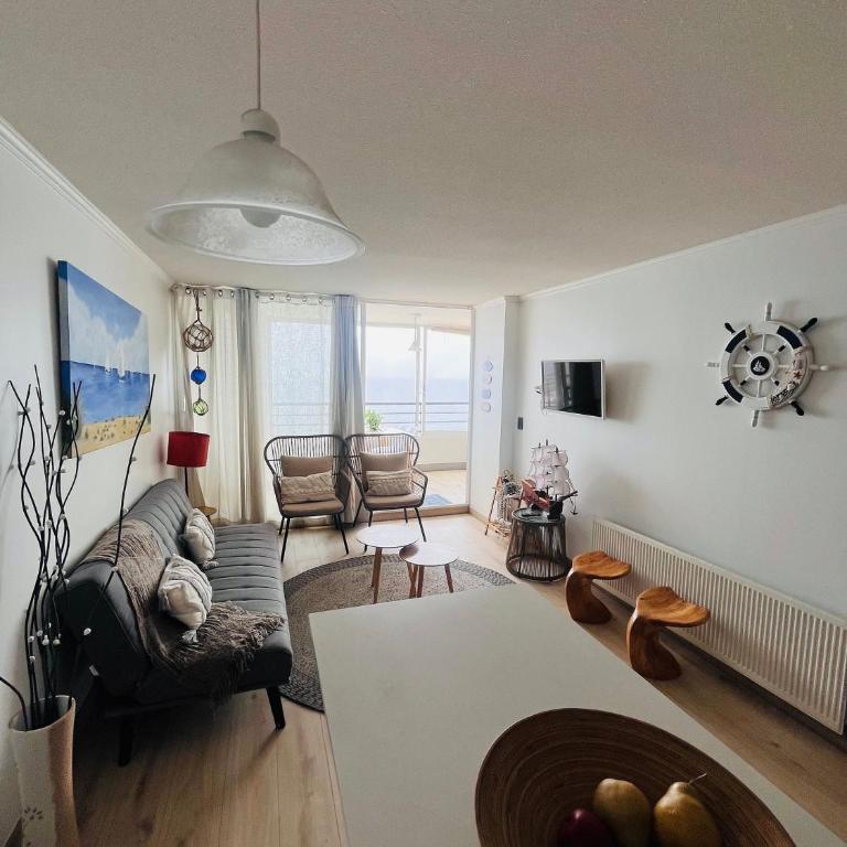 Comodo departamento en Reñaca sector playa Cochoa - Two-Bedroom Apartment - 26