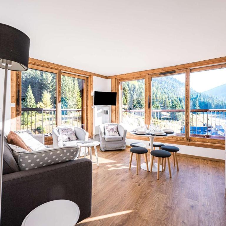 Appartement T3 rénové – Cœur de Moriond - Apartamento de 2 dormitorios con vistas a la montaña - 1