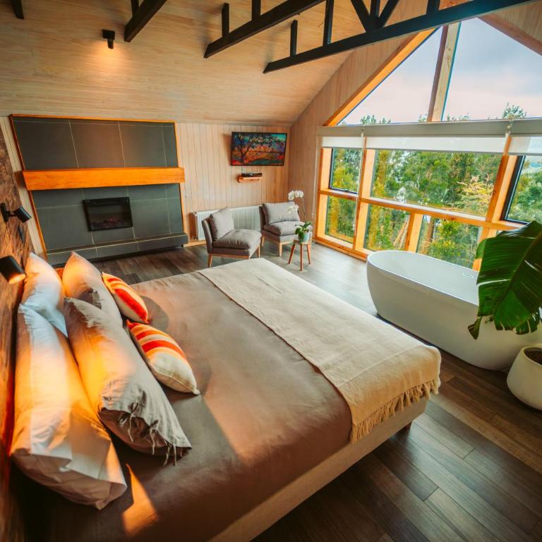 Tungulú - Hotel Boutique & Cabañas - Deluxe Double Room with Bath - 4