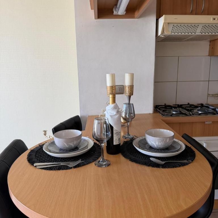 Vista a Cerro San Cristobal - Cama King y AC - Céntrico - One-Bedroom Apartment with City View - 9
