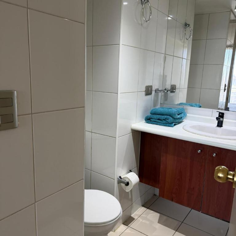 Vista a Cerro San Cristobal - Cama King y AC - Céntrico - One-Bedroom Apartment with City View - 17