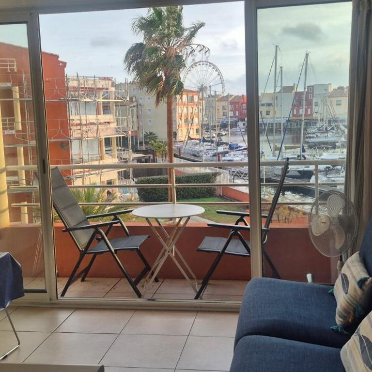 Le Matago A28, Studio vue port, clim, parking, piscine - Studio - Vue sur Mer - 31