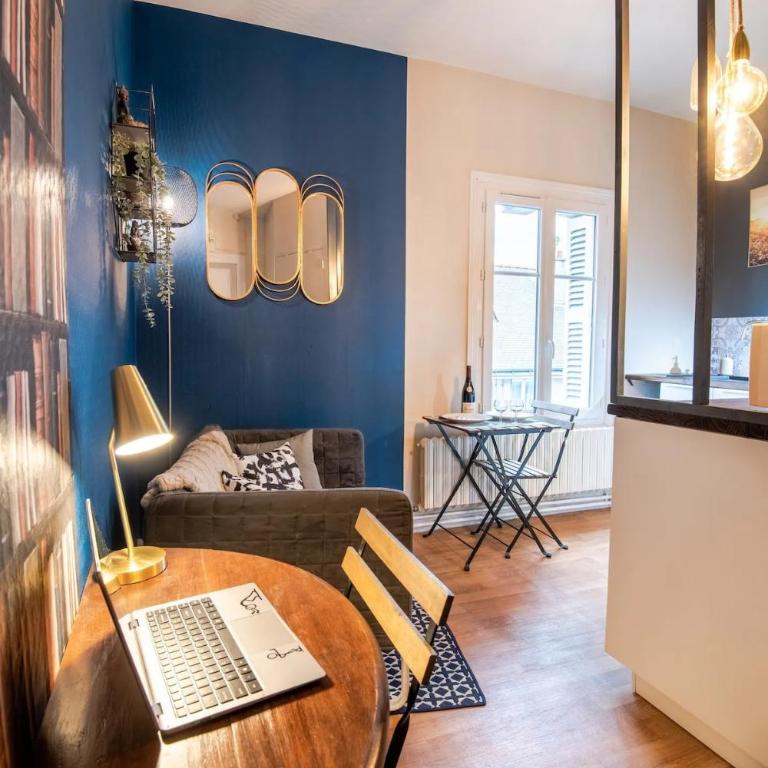 Le Grécourt, 5min à pied gare, wifi - One-Bedroom Apartment - 8
