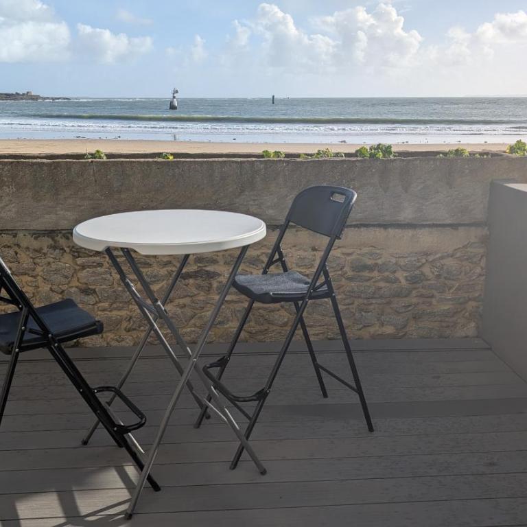 Vue Mer Accès direct à la plage Parking privé - Estudio con vistas al mar - 12