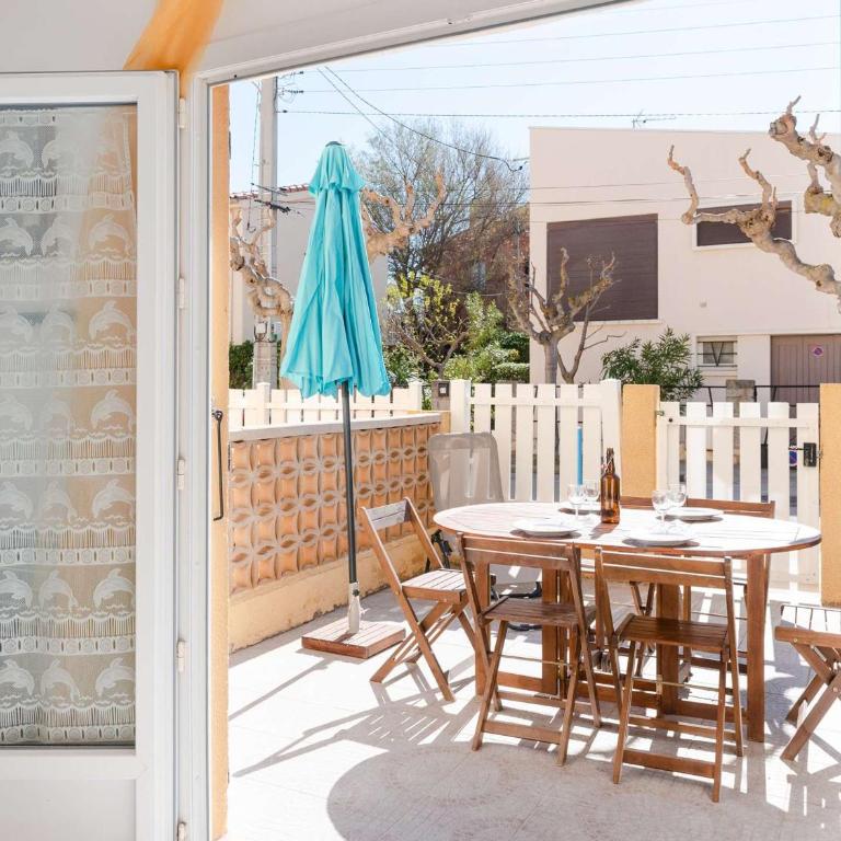 T2 climatisé avec WIFI, proche plage, parking privé, rénové 2023, terrasse, animaux non admis - FR-1-409-225 - Apartamento - 14