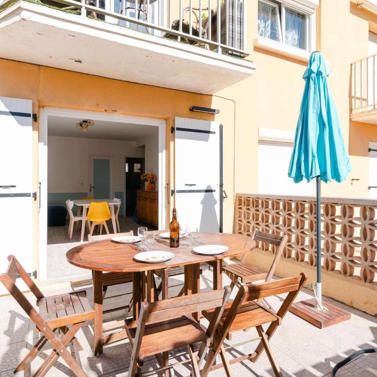 T2 climatisé avec WIFI, proche plage, parking privé, rénové 2023, terrasse, animaux non admis - FR-1-409-225 - Apartamento - 15