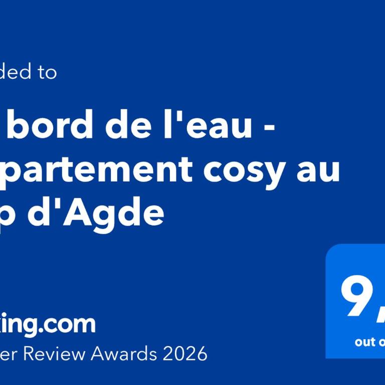 Au bord de l'eau - Appartement cosy au Cap d'Agde - Appartement 1 Chambre - 39