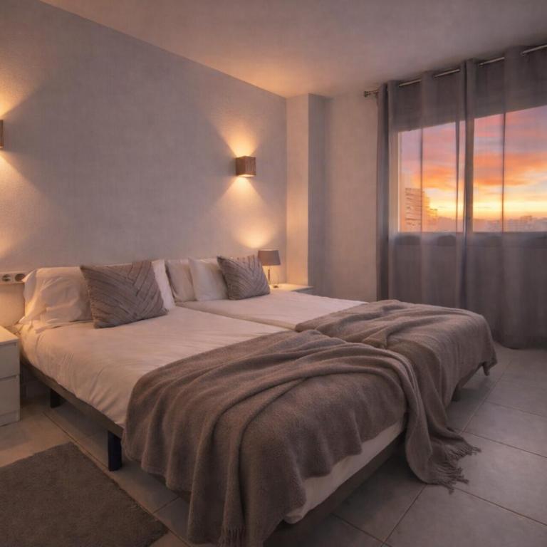 Hill apartment with terrace, parking, pool & paddle court - Two-Bedroom Apartment with Balcony and Terrace - 17