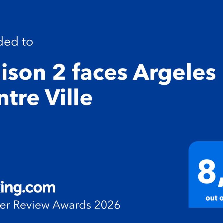 Maison 2 faces Argeles Centre Ville WATCHTOWER - Maison 1 Chambre - 34
