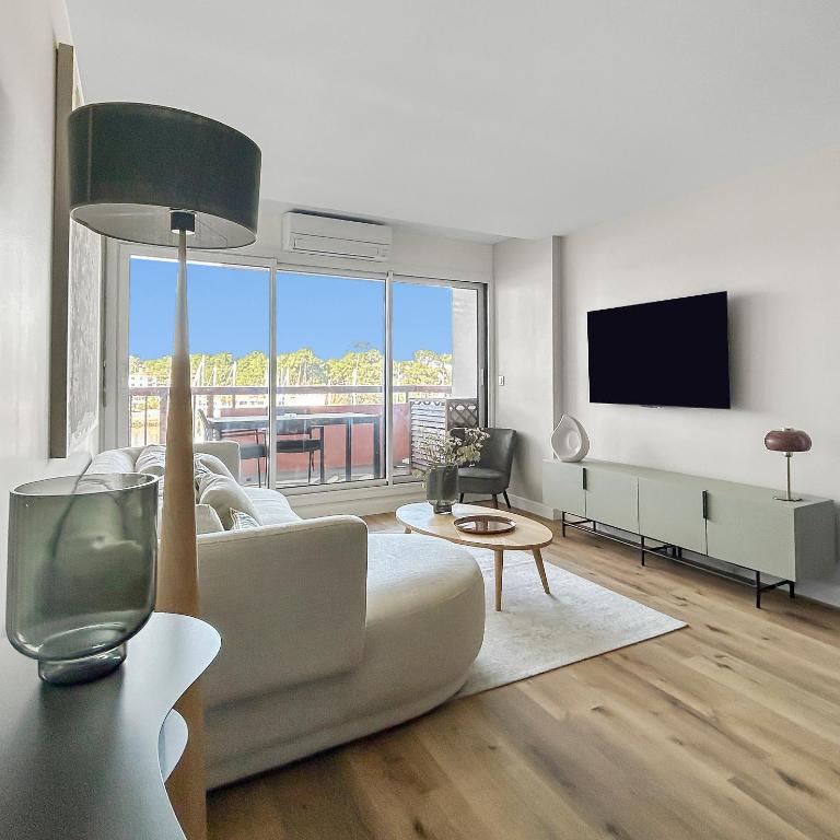 T3 moderne avec terrasse, piscine et parking privé - Two-Bedroom Apartment - 5