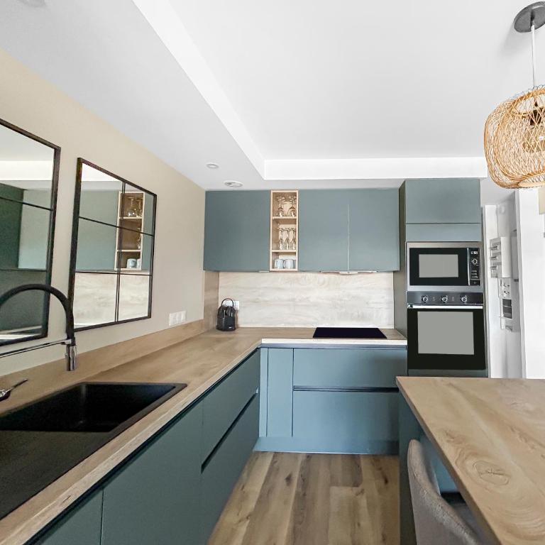 T3 moderne avec terrasse, piscine et parking privé - Two-Bedroom Apartment - 14