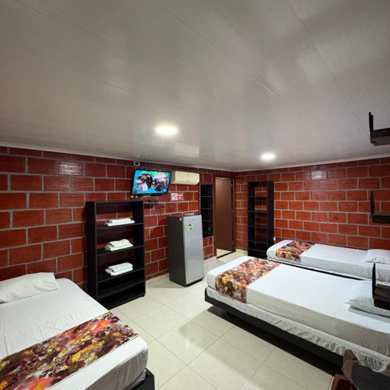 ECORAUDAL posada campestre - Habitación Triple con baño - 4