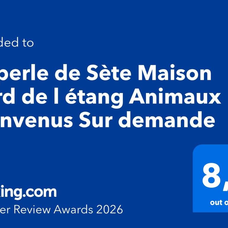 La perle de Sète Maison bord de l étang Animaux bienvenus Sur demande - Maison 2 Chambres - 8