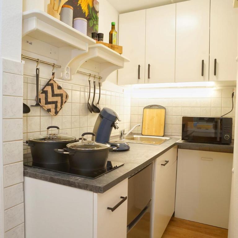 RELAX-BLACK Appartement, Allgäu, Bergblick, Sauna - Appartamento con 1 Camera da Letto - 18