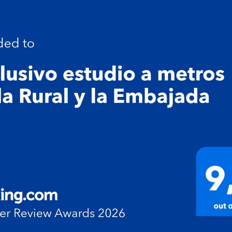 Exclusivo estudio a metros de la Rural y la Embajada - Apartamento de 1 dormitorio - 2