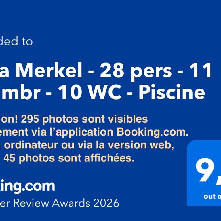Art-Villa Merkel - 28 pers - 11 chambr - 10 WC - Piscine - Villa - 8