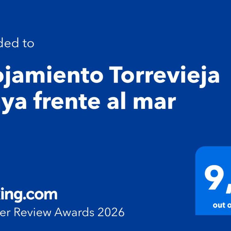 Alojamiento Torrevieja playa frente al mar - Apartamento de 1 dormitorio - 5