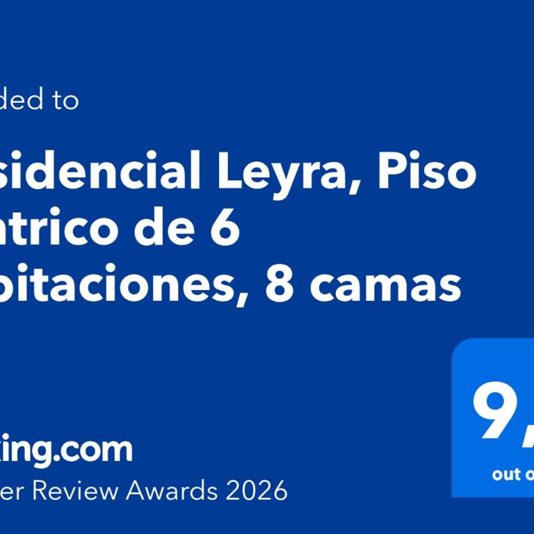 Residencial Leyra, Piso céntrico de 6 habitaciones, 8 camas - Apartment - 2