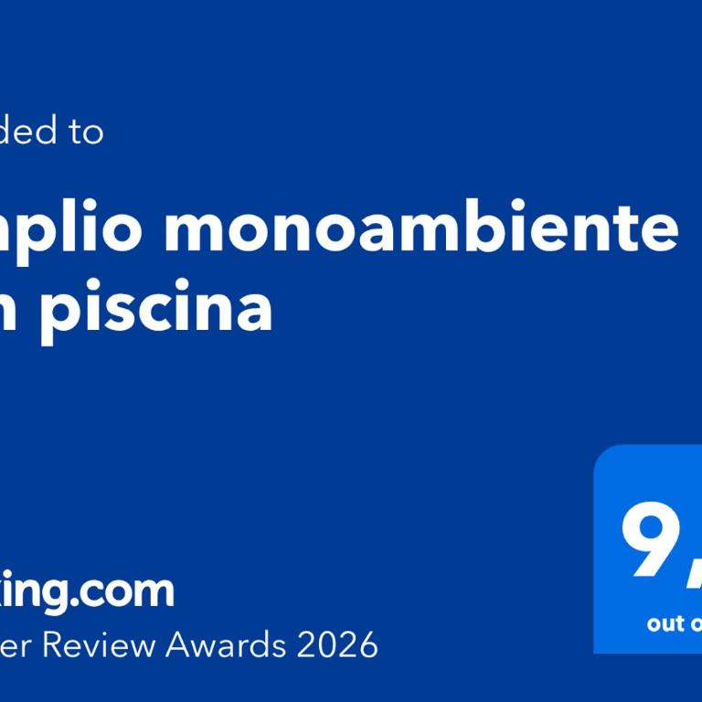 Amplio monoambiente con piscina - Apartamento de 1 dormitorio - 20